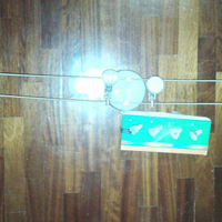 Lampadario a 4 faretti