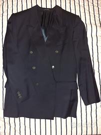 Abito blu scuro doppio petto, Principe by Marzotto