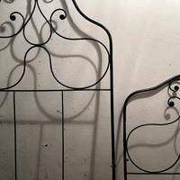 Testiera e pediera letto antico