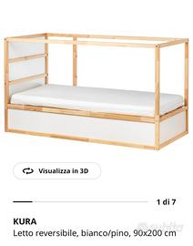 Letto reversibile IKEA KURA