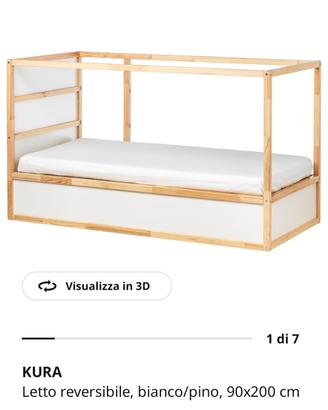 Letto reversibile IKEA KURA
