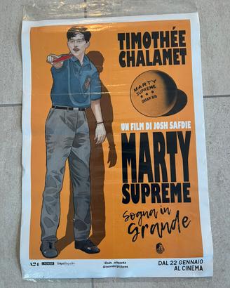 Poster italiano film "Marty Supreme"