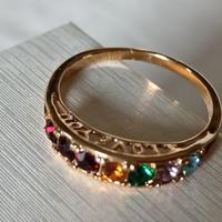 Anello I LOVE YOU in oro e pietre