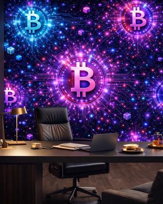 Carta da parati Bitcoin05-290×290 cm