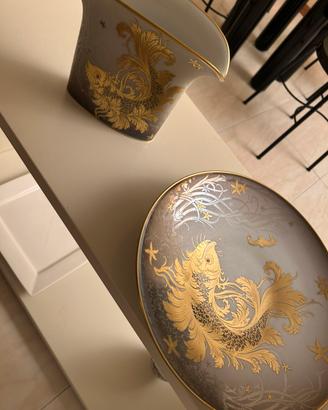 Piatto e Vaso "Morbelli" "Goldfish"