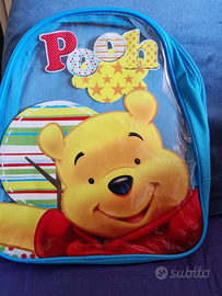 Zainetto bambino nuovo Winnie the Pooh