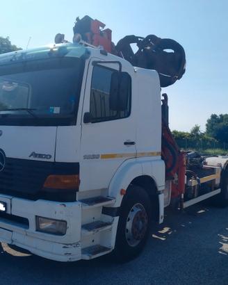 MERCEDES ATEGO 1828 GRU RAGNO SCARRABILE