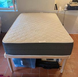 Rete a doghe  con materasso ortopedico
