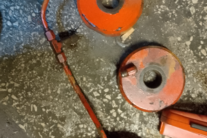 Pistoni di bloccaggio retro escavatore bracci e