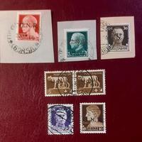 R.S.I .1944 - Valori sovrastampati GNR