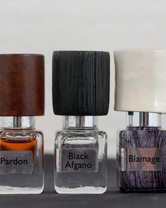 NASOMATTO: BLACK AFGANO + PARDON + BLAMAGE - usati