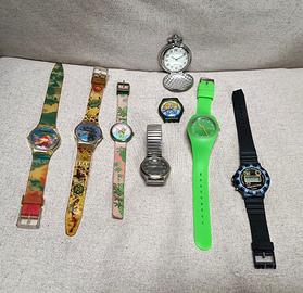 lotto 8 orologi vari 