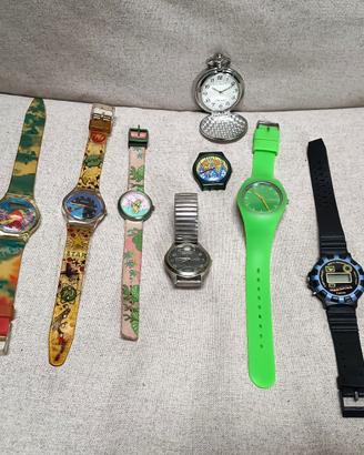 lotto 8 orologi vari 