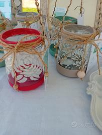 lanterne realizzate e dipinte a  mano