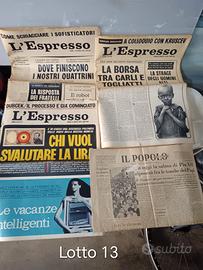 giornale il Popolo e L'espresso 