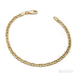 Bracciale maglia marinara in oro