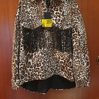 Gaelle Paris camicia leopardata nuova