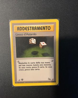 Pokemon carta addestramento “1 edizione”