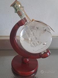 grappa da collezione mappamondo vintage 