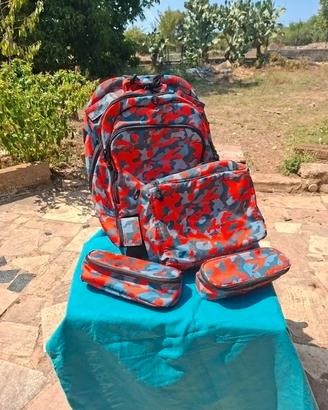 Zaino scuola/viaggio/camp.3in1-rotelle rimovibili