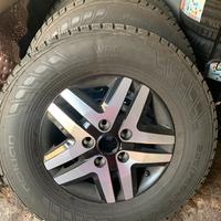 Cerchi lega originali fiat ducato + nokian m+s