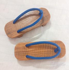 Ciabatte infradito in legno + Sacca Mare  Omaggio