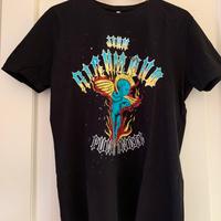 T-shirt nera Punk Angel - Richmond