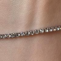 Bracciale tennis con zirconi