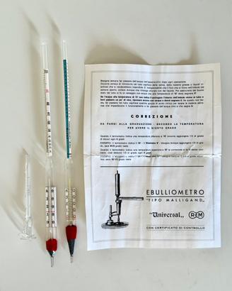 1 vinometro + 2 densimetri