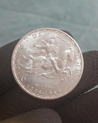 moneta argento lussemburgo alta conservazione rara