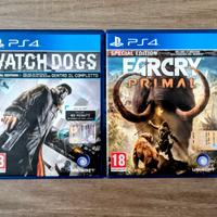 PS4 Watch dogs, Farcry primal