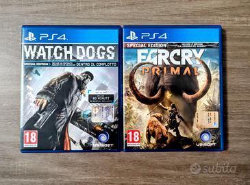 PS4 Watch dogs, Farcry primal