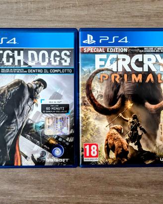 PS4 Watch dogs, Farcry primal