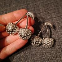 Orecchini strass ciliegie