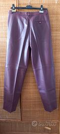 pantalone da donna di pelle originale
