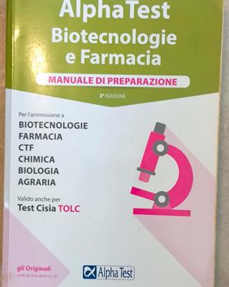 Manuale di preparazione  Test Tolc biotek farmacia