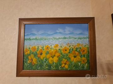 quadro papaveri 65 x 85 cm.