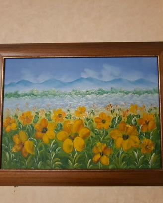 quadro papaveri 65 x 85 cm.