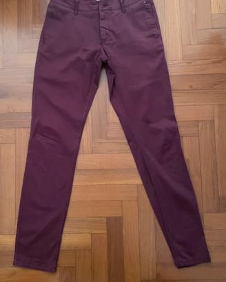 Pantaloni Tommy Hilfiger Slim W29 L34 Bordeaux