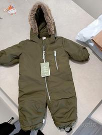 Tutina imbottita invernale neve bambino neonato