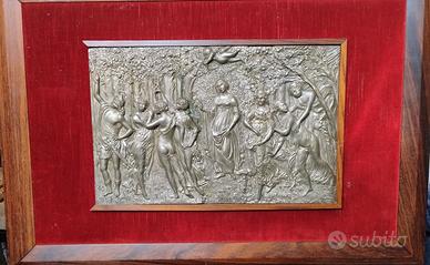 Bassorilievo in bronzo - Primavera Botticelli