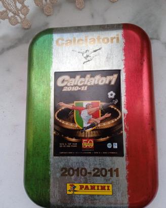 calciatori Panini box metallo 