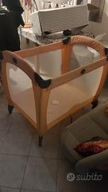 lettino da campeggio con fasciatoio 