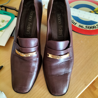 Scarpe pelle marrone