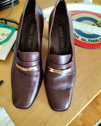 Scarpe pelle marrone