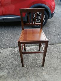 2 Sgabelli stile rustico