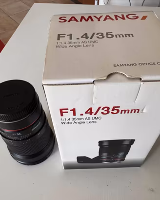 Sanyang 35 1.4 per Canon