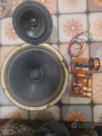 woofer +  mid  tweeter e crossover  ALTEC LISING