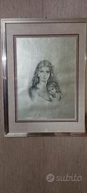 quadro mamma figlia