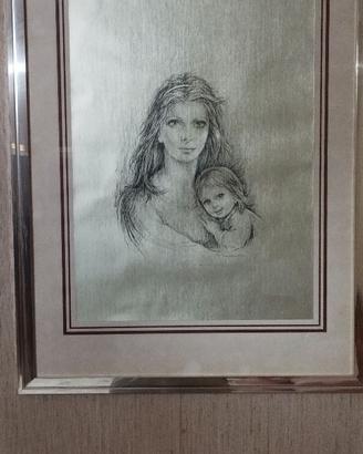 quadro mamma figlia